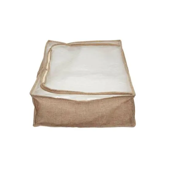 Household Essentials Under Bed Storage Bag Beige {7}