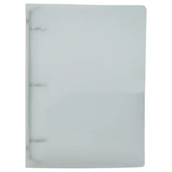 JAM Paper 1" Clear Plastic Mini 3-Ring Binder {4}