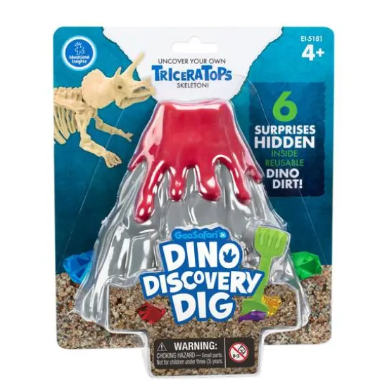 Educational Insights GeoSafari Jr. Dino Discovery Dig Triceratops {7}