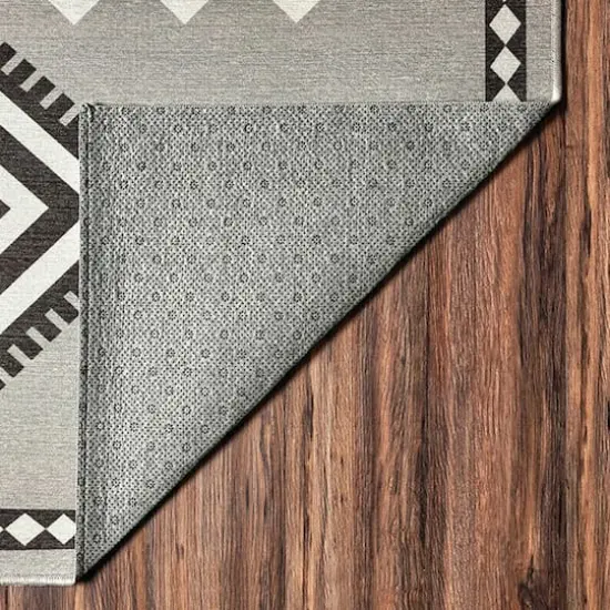 My Magic Carpet Kilim Kiki Washable Rug Mushroom {5}