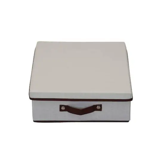 Household Essentials Plate Storage Box White {7}
