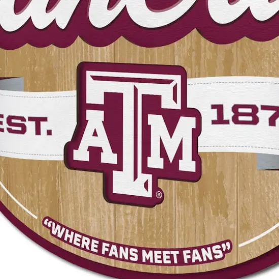 NCAA Fan Cave Sign Texas A&M Aggies {6}
