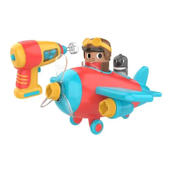 Educational Insights Design & Drill Bolt Buddies Plane {1}