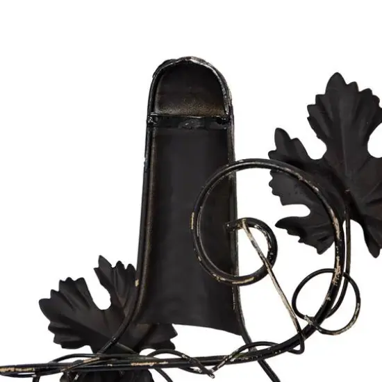 Multi Colored Metal Traditional Wine Wall Decor, 19" x 36" x 1" {6}