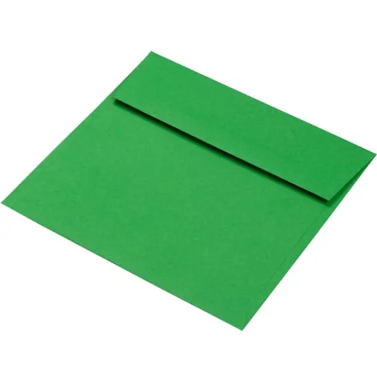 JAM Paper 8.5" x 8.5" Green Square Colored Invitation Envelopes, 25ct. {4}