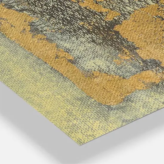 Designart 'Glam Metallic Form Ii Modern Multipanel Wall Clock {4}