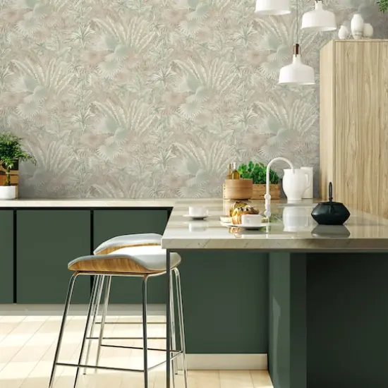 Tommy Bahama&reg; Bahamian Breeze Peel & Stick Wallpaper Spa {7}