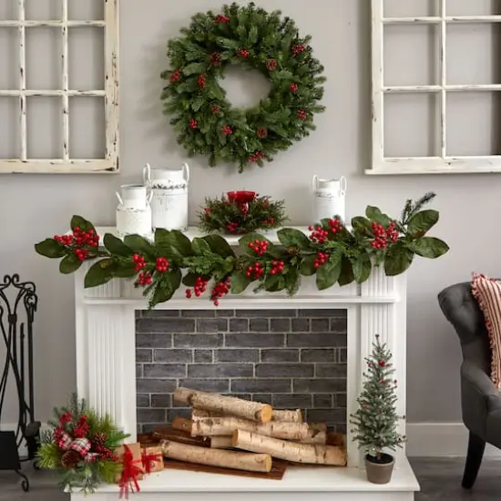 6.5" Cedar Berry Candelabrum {6}