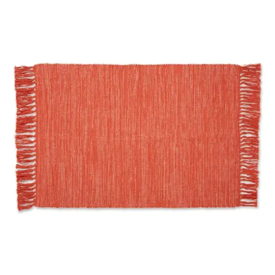 DII&reg; 2-Tone Ribbed Rug, 2ft. x 3ft. Vintage Red/Off White {1}