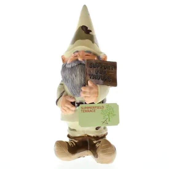 11.5" Support Our Troops Garden Gnome {4}