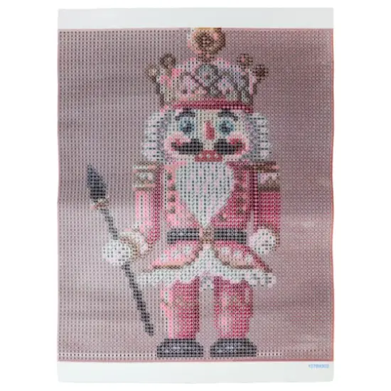 8" x 10" Pink Nutcracker Diamond Art Kit with Frame by Make Market&reg; {3}