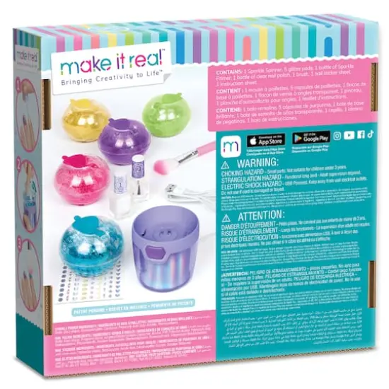 Make It Real&trade; Party Nails Glitter DIY Nail Studio {7}
