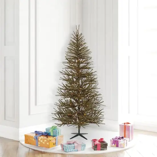 5ft. Pre-Lit Vienna Twig Artificial Christmas Tree, Warm White LED Lights {3}