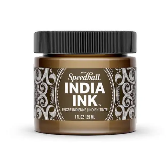 Speedball&reg; 1oz. India Ink Sepia {1}