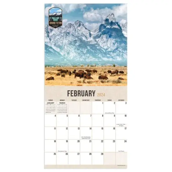 TF Publishing 2024 National Parks Mini Calendar {4}