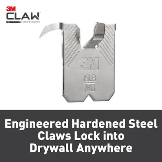 3M CLAW&trade; 15lb. Drywall Picture Hangers, 5ct. {4}
