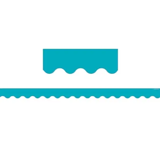 Teacher Created Resources&reg; Teal Solid Scalloped Border Trim, 210ft. {3}