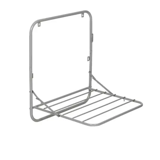 Honey Can Do Gray Collapsible Wall-Mounted Clothes Drying Rack {3}