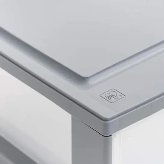 Iris&reg; 13qt. Gray Stackable Drawer, 4 Pack {8}