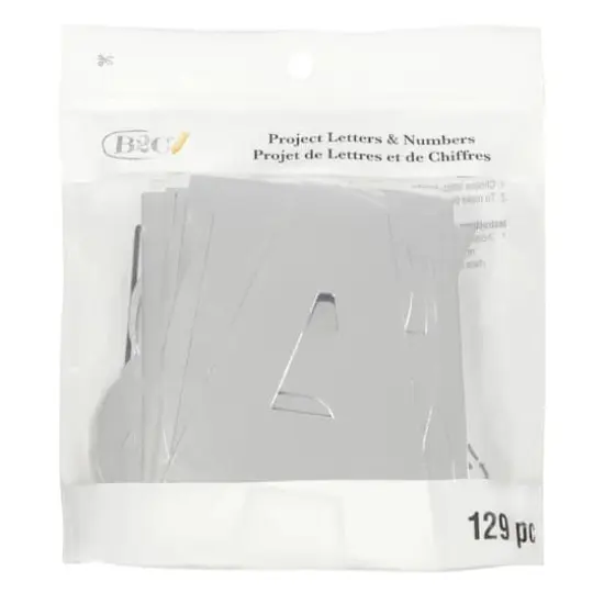 4" Holographic Project Letters, Numbers & Characters by B2C&trade; {3}