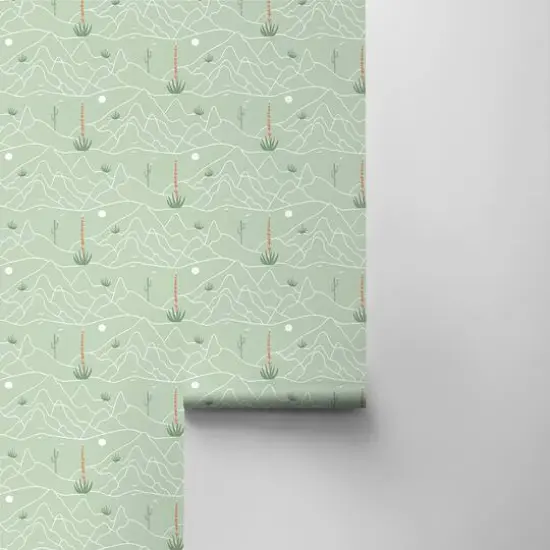 Elana Gabrielle Desert Afternoon Peel & Stick Wallpaper Sage {8}