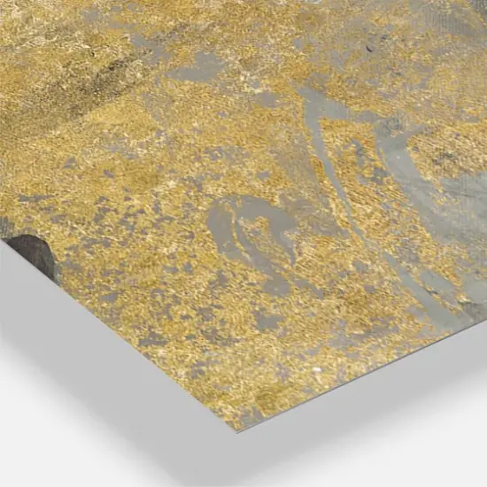 Designart 'Marble Gold And Black Modern Multipanel Wall Clock {4}