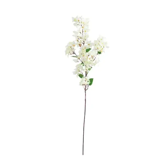 47" White Bougainvillea Flower Stems, 3ct. {1}