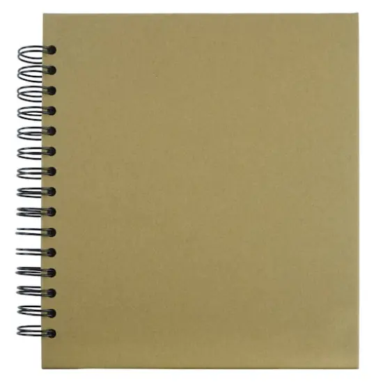 8" x 8" Spiral Bound Scrapbook Album by Recollections&reg; Kraft {1}