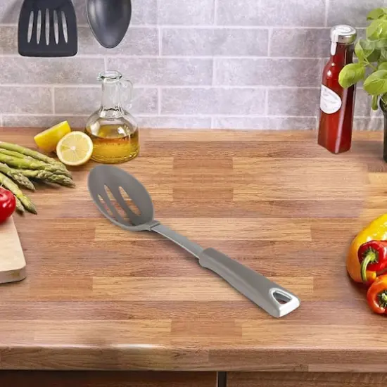 Martha Stewart Gray Nylon Slotted Spoon {4}