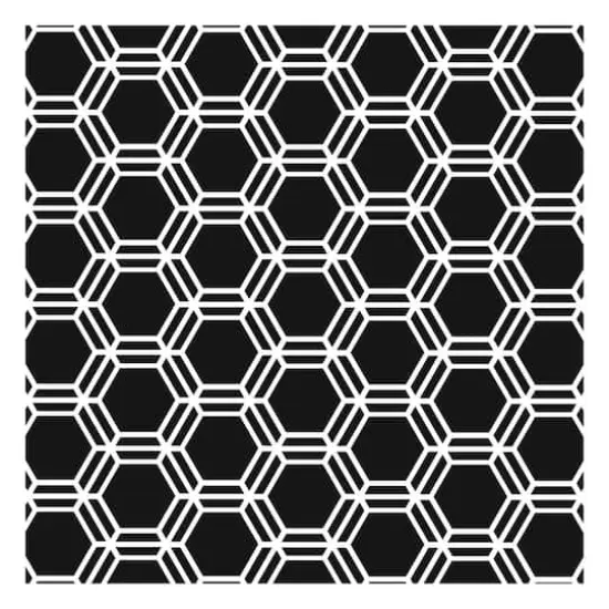 The Crafter's Workshop Honeycomb Stencil, 6'' x 6'' {1}