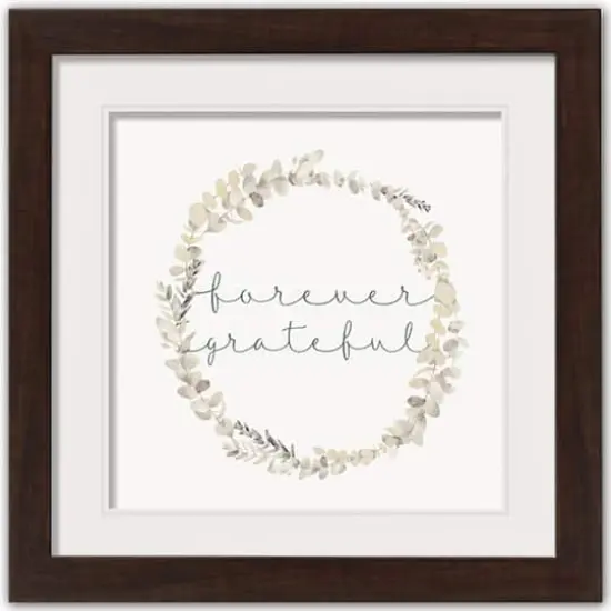Grateful Fall Print in Black Frame {1}