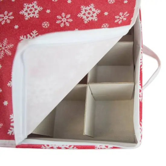DII&reg; Ornament Small Snowflake Storage {4}