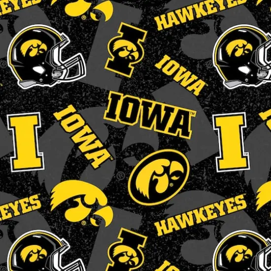 NCAA University of Iowa Hawkeyes Cotton Fabric {1}