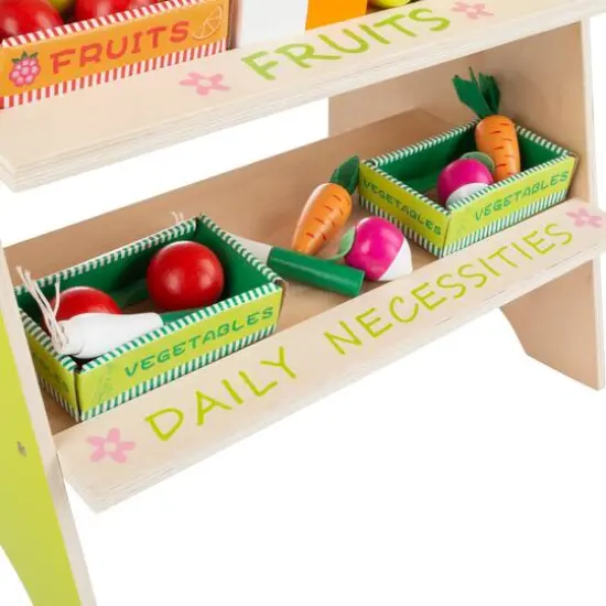 Toy Time Kid's Fresh Market Selling Stand {6}