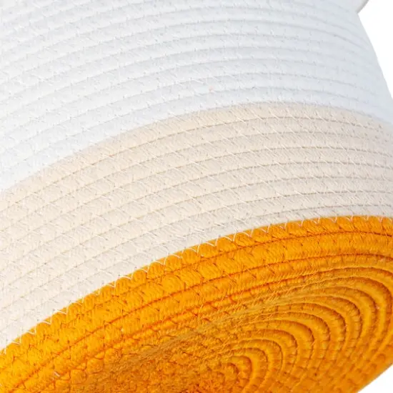 Honey Can Do Yellow Ombre Rope Storage Basket Set {5}