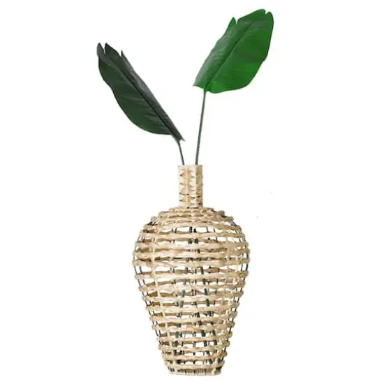 American Art Decor Turtle Grass Basket - 13.78" x 24.02" {4}