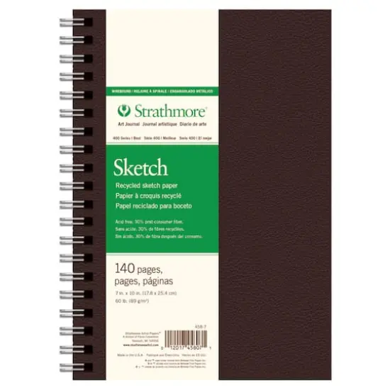 Strathmore&reg; 400 Series Recycled Sketchbook, 7" x 10" {1}