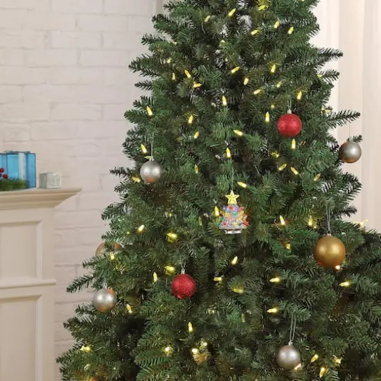 Mr. Christmas 4" Electroplated Shatterproof Tree Ornament Silver {3}