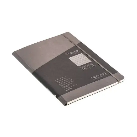 Fabriano® EcoQua Plus A4 Lined Hidden Spiral-Bound Notebook Gray {5}