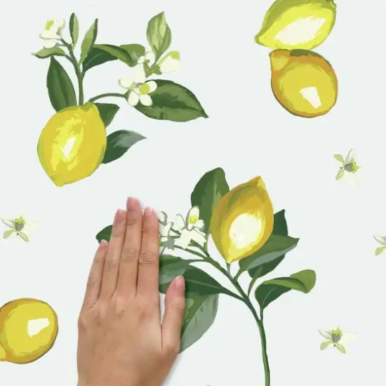 RoomMates Lemon Peel & Stick Wall Decals {6}