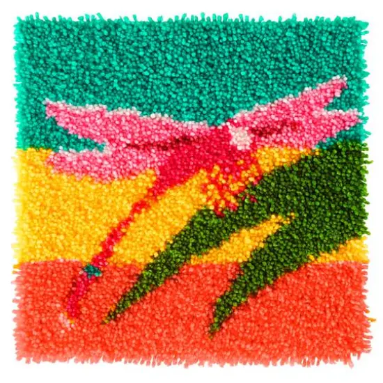 Leisure Arts&reg; Tropical Latch Hook Kit {1}