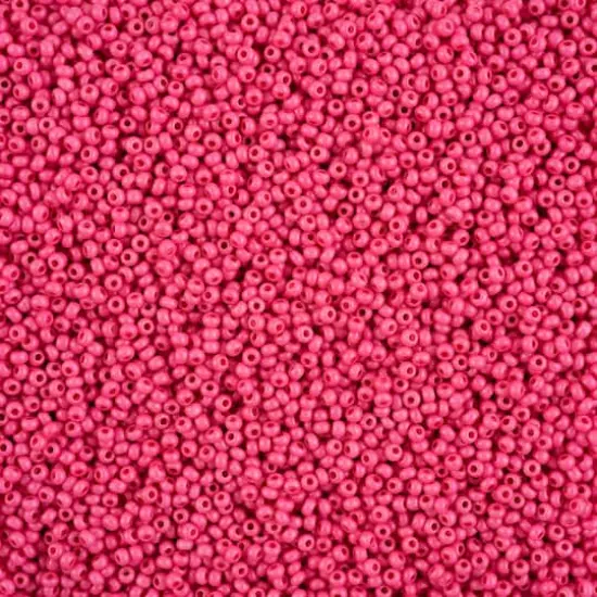 John Bead Terra Intensive 11/0 Czech Glass Seed Beads, 250g Rose Matte {1}