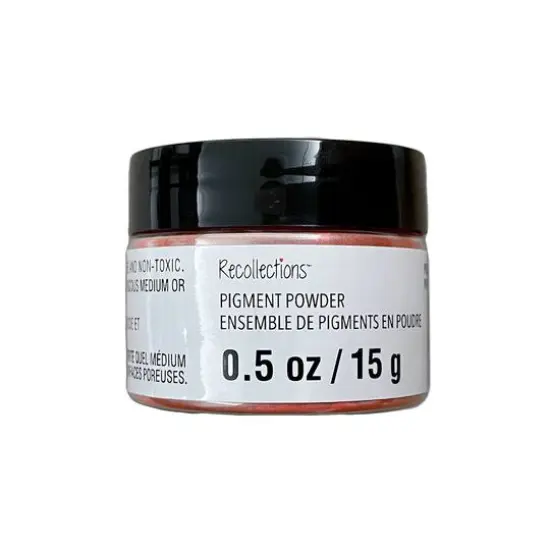 Pigment Powder by Recollections&trade;, 0.5oz. Poppy {5}