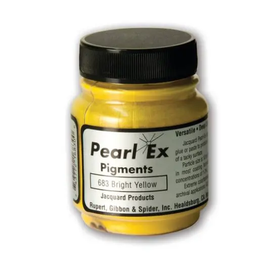 Jacquard Pearl Ex Pigment, 0.5oz. Bright Yellow {1}