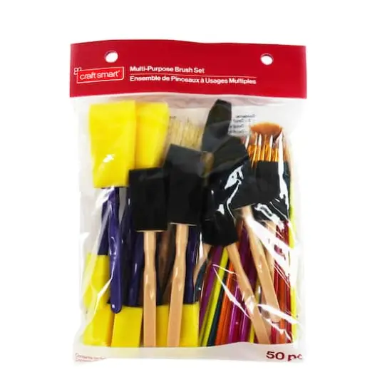 Multi-Purpose 50 Piece Brush Set by Craft Smart&reg; {3}