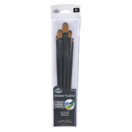 Royal & Langnickel&reg; Essentials&trade; Filbert 5 Piece Brush Set {1}