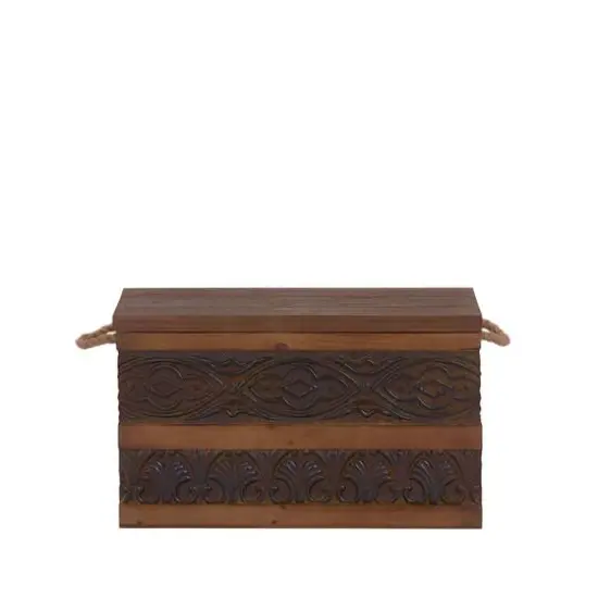 Household Essentials Embossed Decorative Trunk (Small) {11}