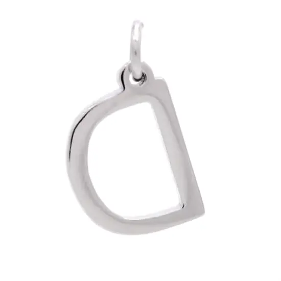 Sterling Silver Alphabet Charm by Bead Landing&trade; D {6}