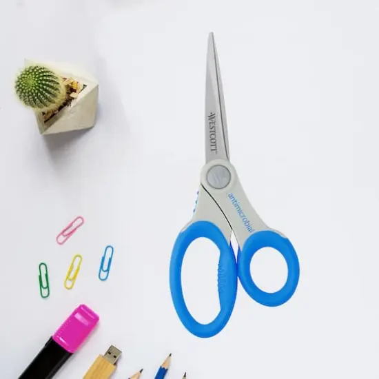 Westcott&reg; 8" Soft Handle Anti-Microbial Scissors {4}