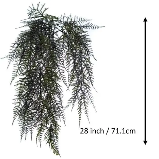 28" Dark Green Hanging Fern Bush by Ashland&reg; {4}